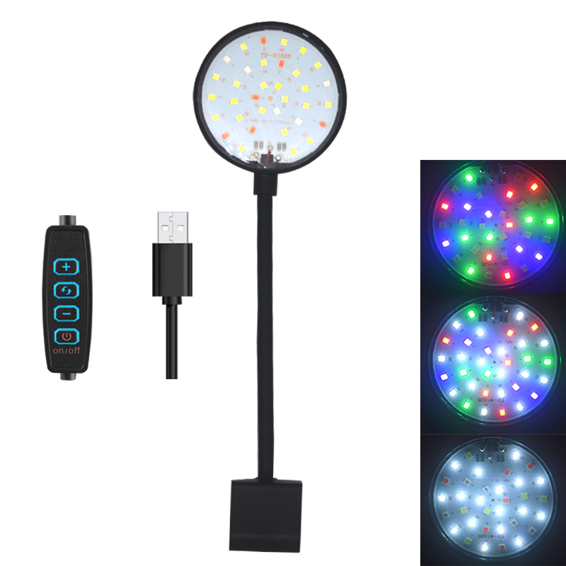 Aquarium Plant Ornament - Lámpara LED USB para acuario, decoración