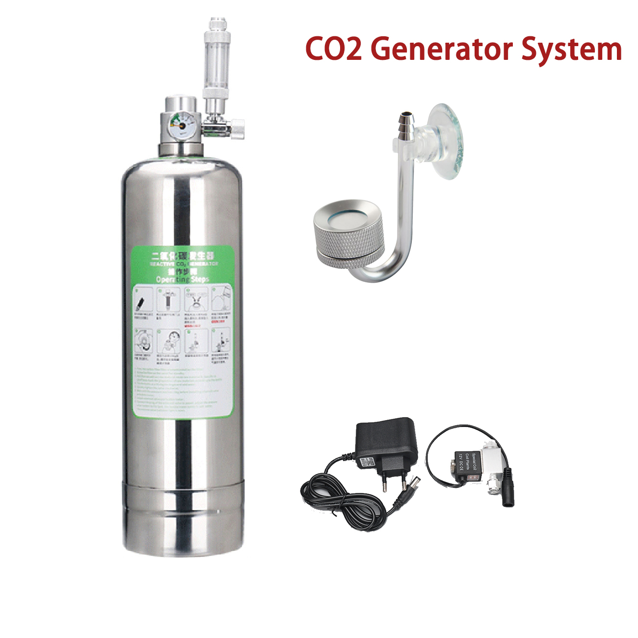 Planted Aquarium Kit - Kit de sistema generador de CO2