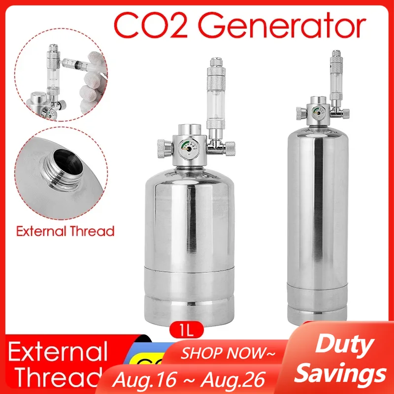 Planted Aquarium Kit - Kit de sistema generador de CO2