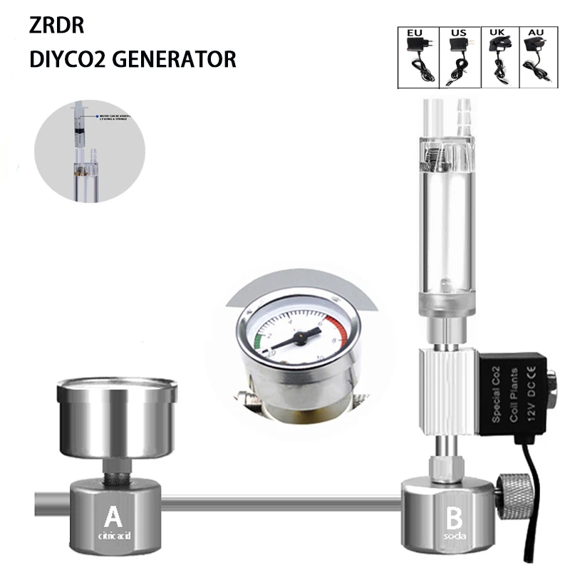 Planted Aquarium Kit - Kit de sistema generador de CO2