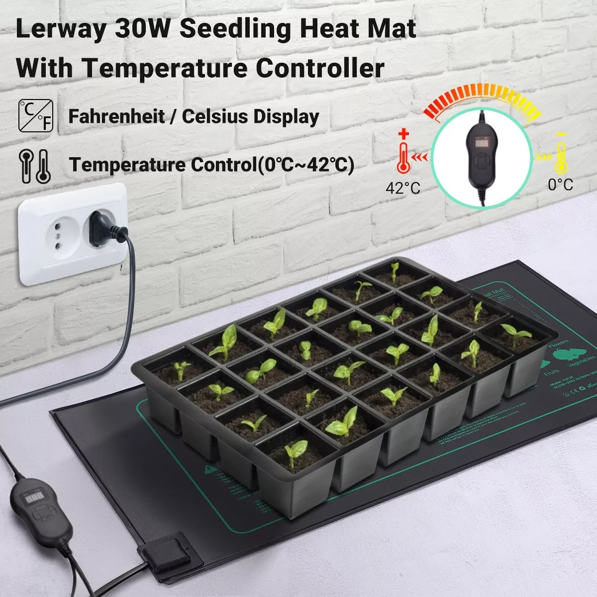Planted Aquarium Heater - Estera calefactora para crecimiento de plantas