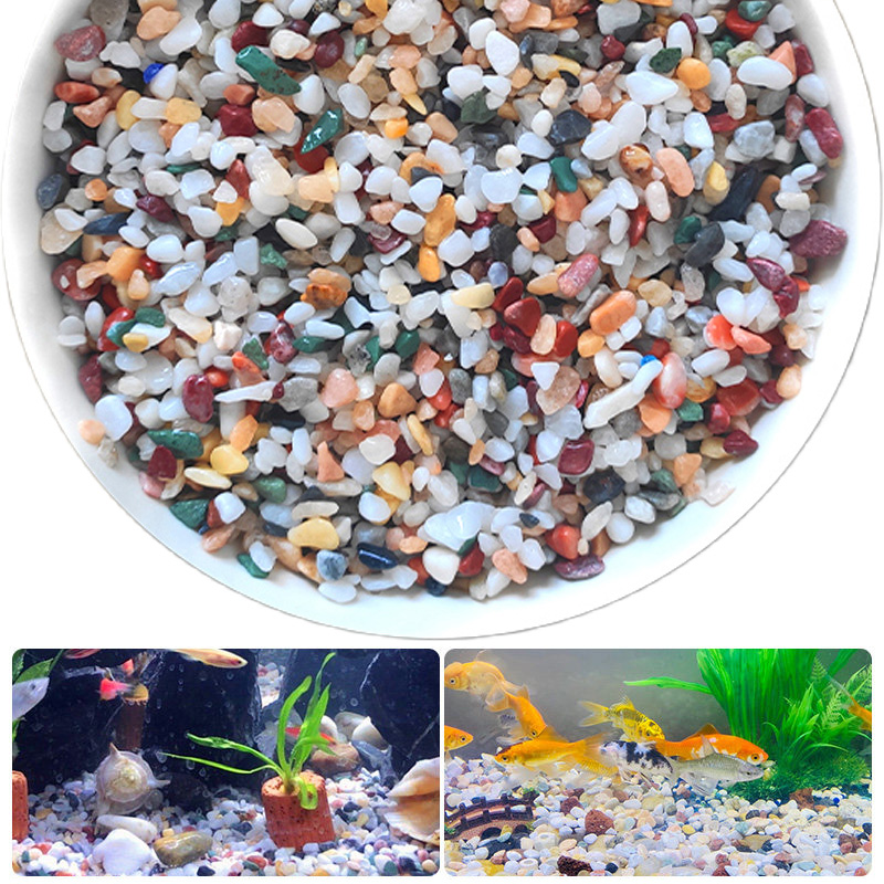 Aquarium Planted Sand - Piedra de grava natural, 200 ~