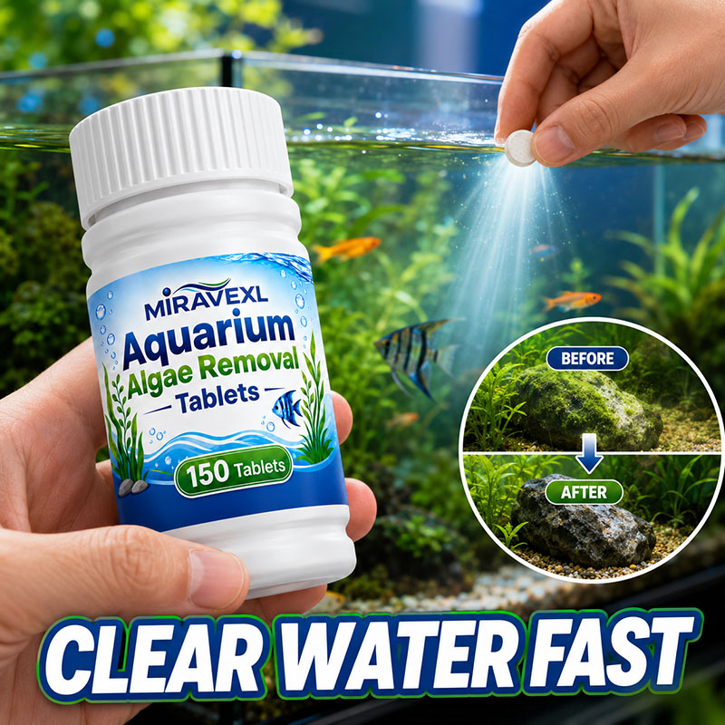 Aquarium Plant In Pot - MIRAVEXL 150 Tabletas para Eliminar Algas