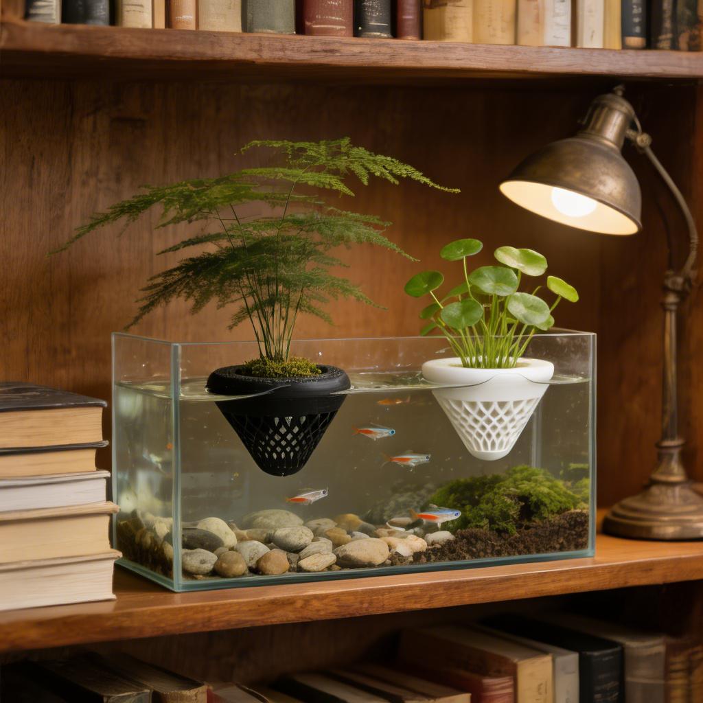 Soporte flotante para plantas  - Aquarium Plant Design reseña y precio