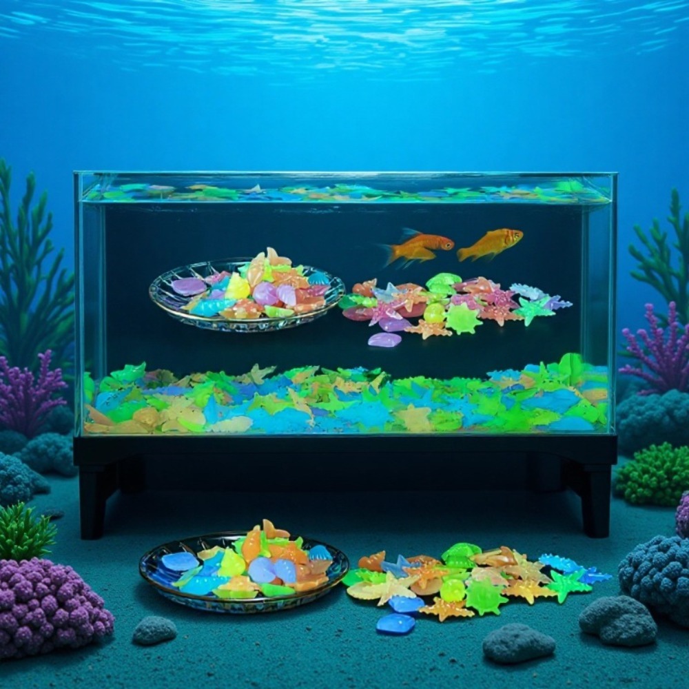 Piedras Luminosas Brillantes d - Aquarium Plant Ornament reseña y precio