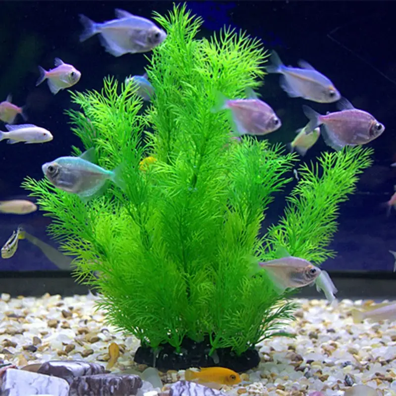 Plantas artificiales para deco - Aquarium Plant Ornament reseña y precio