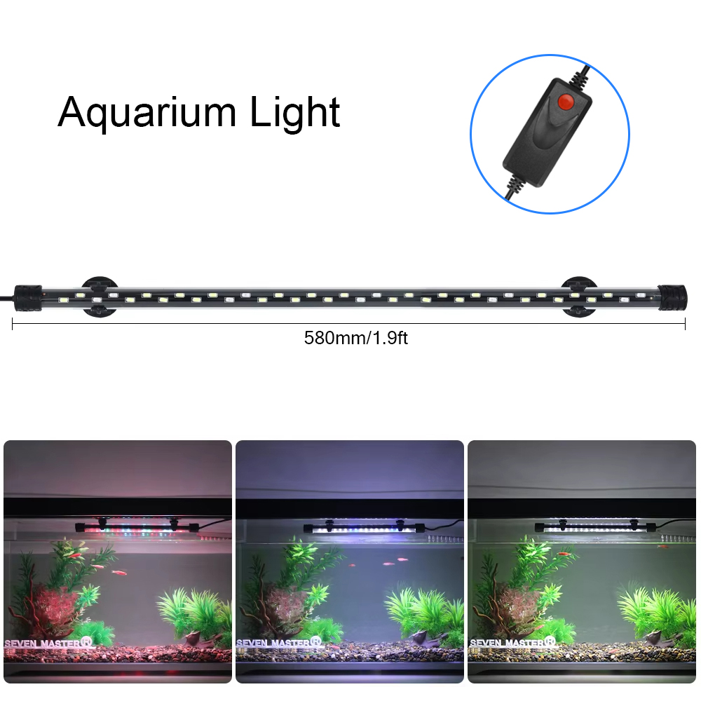 Luz LED para acuario de 58CM,  - Aquarium Plant Diseases reseña y precio