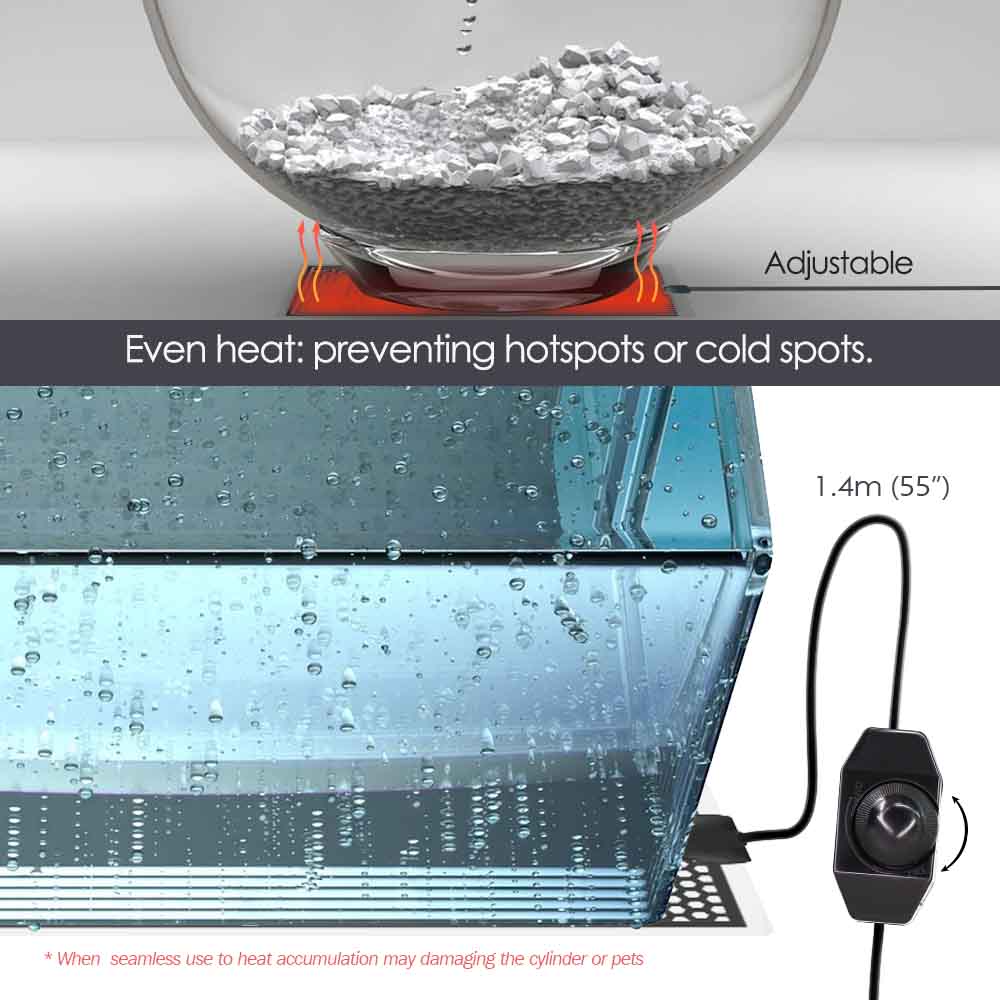 Alfombrilla de calor para rept - Planted Aquarium Heater reseña y precio