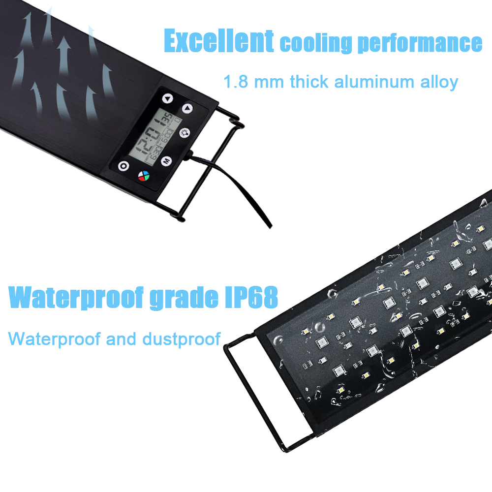 Lámpara LED de espectro comple - Aquarium Plant Ornament reseña y precio