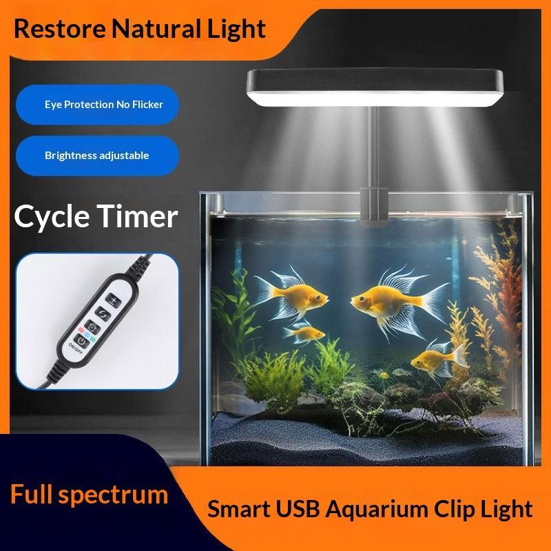 Luz LED de espectro completo p - Aquarium Planted Aquarium reseña y precio