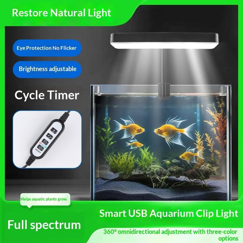 Luz LED de espectro completo p - Aquarium Planted Aquarium reseña y precio